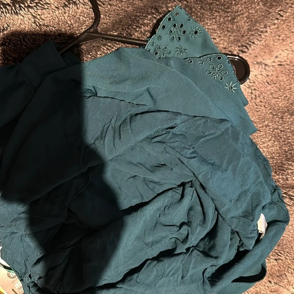 Maison Cinqcent Green Spring Summer mini Baby doll Dress, M - Picture 15 of 17